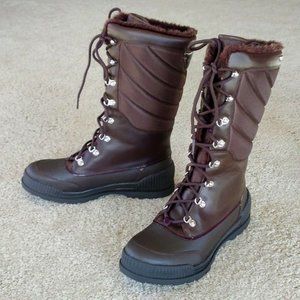 Rockport Lace-up Waterproof Leather Winter Boots